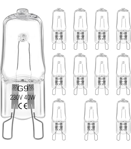 LumiGlow G9 Radiance - 40W G9 Oven Licht Hittebestendig 500 Graden Halogeen Lamp Voor Koelkasten Ovens Fans