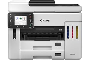 Canon MAXIFY GX7150 Impresora Compacta de Oficina - Impresora y Escáner Multifunción a Color | Inyección de Tinta MegaTank | WiFi, Ethernet y USB