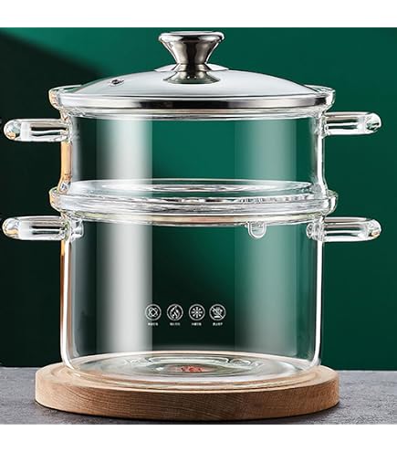 Casserole à lait en verre résistant à la chaleur de style coréen