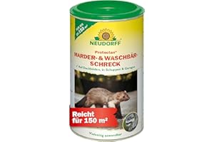 Neudorff Protectan Marder-& Waschbär-Schreck – Vertreibt langanhaltend Marder und Waschbären auf Dachböden, in Schuppen und Garagen für 150 m², 300 g