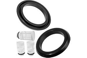 YOUR DAY MATE Basin Seal, 2 pcs, Replacement for 240.282.00.1, 890.615, Compatible with GEBERIT Basin 240.500.00.1, 240.195.00.1, Sealing Ring with Ø 2.68" Outside, Ø 1.81" Inside, 0.35" Height