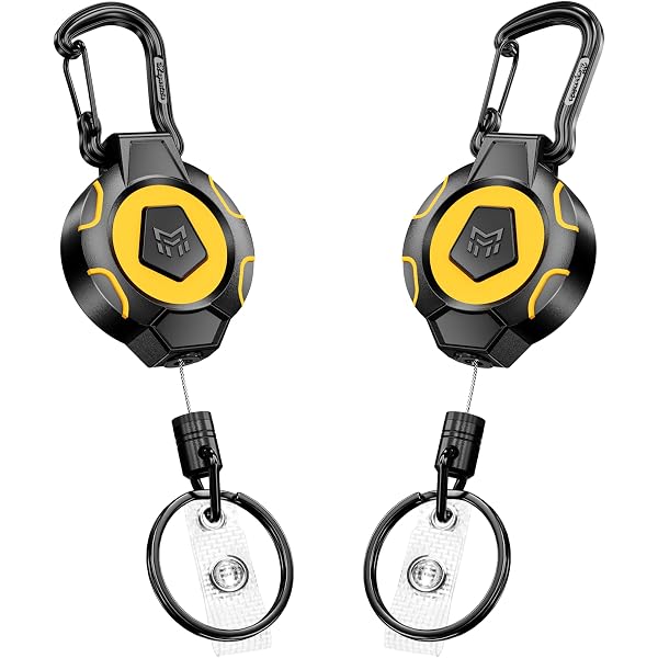 1x STAHLSEIL - Drahtseil - Ausweisjojo Gürtelclip Jojo Zipper Aufrollmechanismus EXTRA STARKE Zugkrafte & Karabinerhaken 1x STAHLSEIL - Drahtseil - Ausweisjojo Gürtelclip Jojo Zipper Aufrollmechanismus EXTRA STARKE Zugkrafte & Karabinerhaken