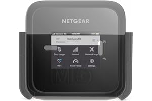 Naturalspring | Fixation murale stable pour routeur Netgear | Avec 2 vis et 2 chevilles | En plastique biodégradable | Avec montage facile (M6)