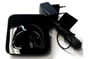 S850HX Gigaset S850H Charger/Ladeschale schwarz für S850A GO zum Ersatz/Erweiterung