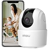 Imou Telecamera Wi-Fi Interno, 1080P Videocamera di Sorveglianza, Tracciamento del Movimento con Sirena, con Rilevamento Uman