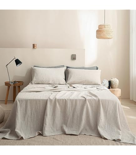 Drap Plat En Gaze De Coton Ultra Confort - Tailles Simple/Double/King - Idéal Pour Nuits Fraîches !