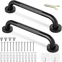 40cm Stainless Steel Bathroom Grab Bar - Wall Mounted Safety Rail For Elderly & Disabled