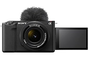 Sony ZV-E1 | Full-frame Mirrorless Interchangeable Lens Vlog Camera with 28-60mm f/4-5.6 (Compact and Lightweight,4K60p, 12.2 Megapixels, 5-Axis and Digital Stabilisation System) Black