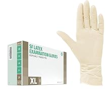 Latex Einmalhandschuhe weiß Puderfrei Gr. XL 100 Stück bei | Günstiger Preis | Kostenloser Versand ab 29€ für ausgewählte Artikel