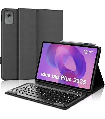 C/N Clavier étui pour Lenovo Tab P11 Pro 11.5, QWERTY Slim PU Housse