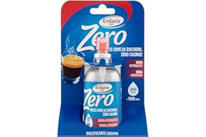 Eridania - Eridania Zero, Dolcificante Liquido da 100ml, Comodo Formato Spray da Utilizzare a Casa, 1000 Dosi, 2 Gocce Equivalgono ad 1 Dose, Formato piu Grande e di Rapido Utilizzo