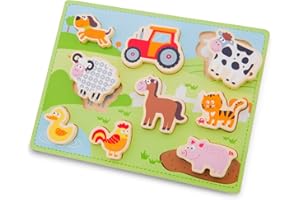 EITECH New Classic Toys 10521 Puzzle masywne farmy