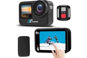 Xilecam v9 Doble Pantalla Cámara Deportiva 4k 60fps 2.0 Pulgadas Pantalla Táctil De Alta Definición Cámara Acuática WiFi / 2.4G Control Remoto/Giroscopio Estable (EIS) Kit
