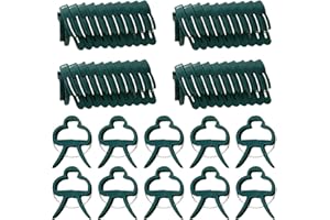 Healife 50 STK. Pflanzenclips für Kletterpflanzen und Tomaten - Pflanzenklammern - Große Klammern für Pflanzen, Rankhilfe für Monstera - Blumenklammern inklusive