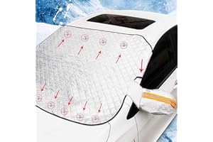 zxcvbnn Magnetic Car Windshield Cover Against Snow Windscreen Foil Cover for Winter Car Windshield Snow Cover Winter Ice Frost Guard Sunshade Windscreen Anti Freeze Cover Men Gifts