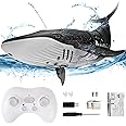 KASTWAVE Remote Control Whale, 2.4G High Simulation RC Whale Toys, Pool Remote Control Whale Toys, Outdoor RC Boat Water Toys, for Boys and Girls Kids