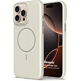 Microsonic Apple iPhone 15 Pro Max Kılıf MagLeather Pro Bej [iPhone 15 Pro Max ile Uyumlu Kılıf - Bej]