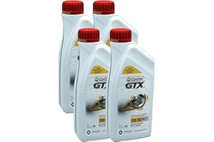 LUBRIALPHA Castrol GTX 5W-30 RN 17 olio motore auto benzina diesel 4x1lt.