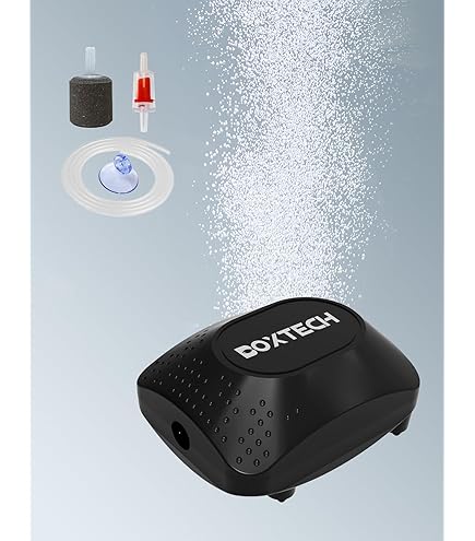 DONGKER Aquarium Luftpumpe - Super Leise Sauerstoffpumpe AC/DC