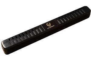 GERMANUS Humidor Nawilżacz do cygar, długa konstrukcja, czarny, z kryształkami