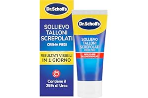Dr. Scholl's Crema per Talloni Screpolati Active Repair K+, Crema Idratante per Talloni con Cheratina, Assorbimento Rapido ed Effetto Duraturo, Ideale per Uso Quotidiano, 60ml