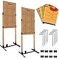 Highwild Adjustable Target Stand Base for Paper Shooting Targets Cardboard Silhouette - H Shape - USPSA/IPSC - IDPA Practice - 13" X 16" Cardboard Targets