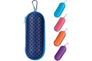 jetmast Swim Goggle Case For Swimming Goggles, Sunglasses, Zipper Eyeglasses Case