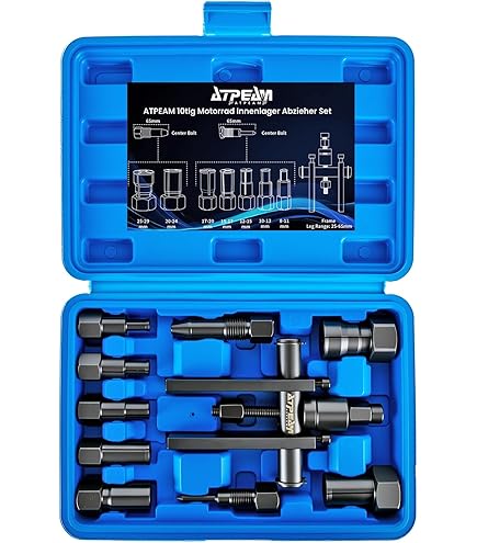 ATPEAM Extracteur De Roulement Moto 10 Pièces, Kit D'Extracteur De