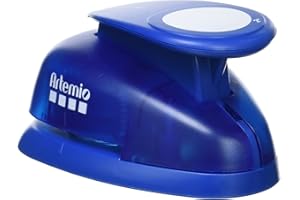 Artemio Perforatrice Géante Rond, Plastique, Blue, 11 x 7, 5 x 18 cm