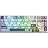 Aula F99 3 Modlu RGB Hot Swap Mekanik Reaper Switch Kablosuz Makrolu Klavye Gri