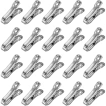 20x Edelstahl-Gartenclips – Starke Klemmen Für Gewächshaus, Netze & Reifen Bis 2 Cm Ø