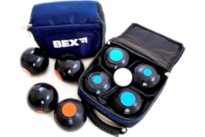 Bex Bowls Pro Garden Game - 2 Player/ Team Set with Carry Bag | Classic Ball Game for Outdoor Fun | Perfect for Families, Kids & Adults Set for Summer Parties, Camping or Weddings