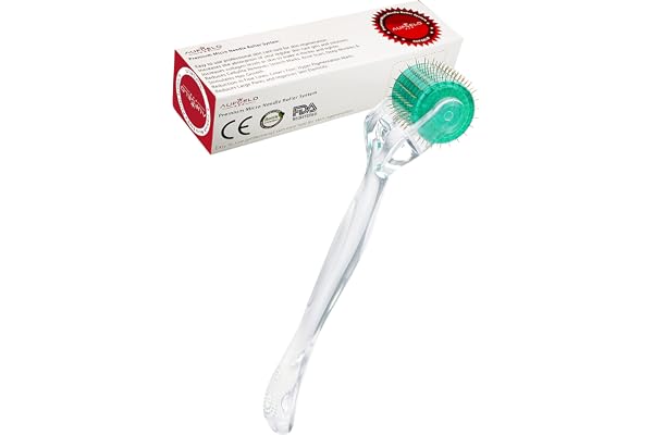 Aufgeld AG192 Micro-aiguilles en titane en forme de diamant 1,5mm pour soins de la peau du visage, des rides, de la perte de cheveux, des vergetures, des micro-aiguilles avec étui