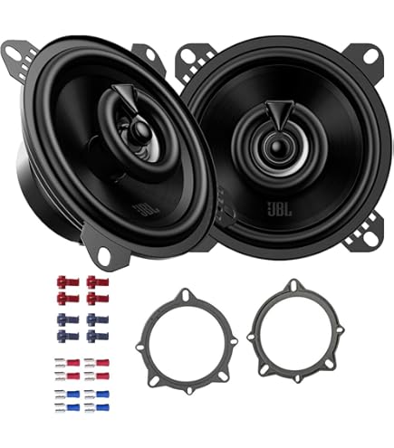 Crunch GTi42 Auto Lautsprecher 10cm - 2 Wege Koax Boxen Für Chevrolet Spark Ab 2010