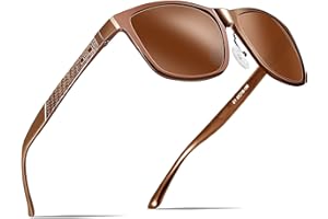 ATTCL Homme Lunettes De Soleil Polarisées Al-Mg métal Cadre Super Léger UV400 CAT 3 CE