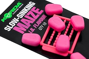 Korda Slow Sinking Artificial Maize Pack Of 10