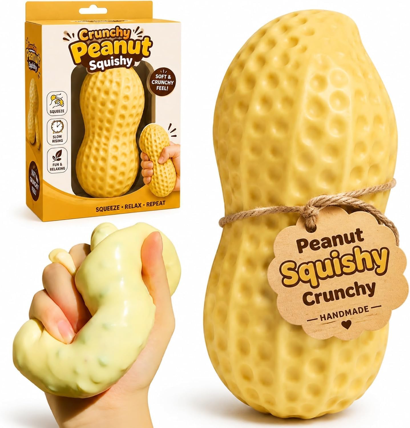 Prise en Main & Utilisation au Quotidien : Crunchy Cacahuete Squishy Asmr Balle Anti Str