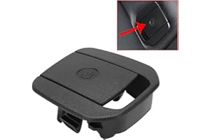 Jadeshay Couverture d'ancrage de Siège d'enfant, Couvercle ISOFIX d'ancrage de Siège Enfant Arrière, Remplacement du Bouton de Garniture de la Fente ISOFIX du Siège Arrière pour Série 1 (Noir)