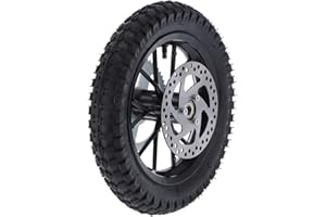 YOSOO QG-50 Rear Wheel Tire, 12.5 x 2.75in, for Coolster Mini Dirt Bike - Inner Tube Included
