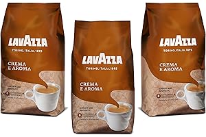 Lavazza Crema Aroma Coffee Beans 1Kg (Pack of 3)