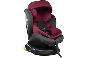 XOMAX S64 Kindersitz drehbar 360° mit ISOFIX und Liegefunktion I mitwachsend I 0-36 kg, 0-12 Jahre, Gruppe 0/1/2/3 I 5-Punkt-Gurt und 3-Punkt-Gurt I Bezug abnehmbar, waschbar I ECE R44/04