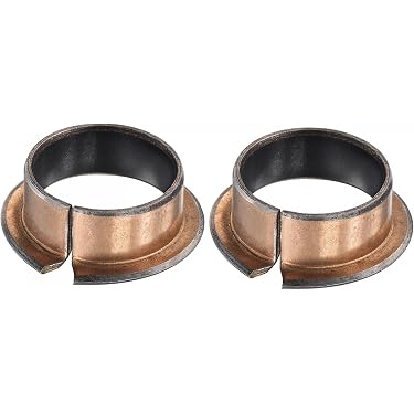 2 Paliers Lisses (bushings) En Laiton Coulé - Dimensions 3/4" X 1" X 2" - Sans Graissage (oilless)