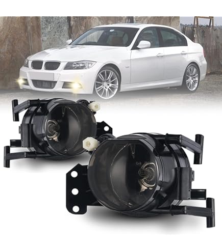 TangMiGe - Feux Anti-brouillard Compatibles Avec BMW E92 E93 Serie 3 CPE CONV, 06/2006-10/2013, Pour Pare-chocs Standard, 1 Paire Phares Antibrouillard (Fumée
