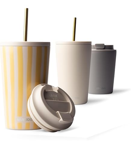Simple Modern 590mL (20oz) Classic Reismok Tumbler met 2 deksels: herbruikbaar rietje en klep - kolf koffie bier geïsoleerde bier pint beker - 18/8 roestvrij staal Patroon: Knettergek