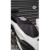 Motobros Honda Pcx Sele ile uyumlu Kılıfı Sele &Ouml;rt&uuml;s&uuml; Paraş&uuml;t Kumaşı Baskılı Su Ge&ccedil;irmez.