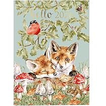 Wrendale Familienkalender 2026 - Country Set Mit Tier-Illustrationen