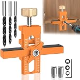 VOBOR Wardrobe Door Positioning Tool, Aluminum Alloy Adjustable Mounting Template for Installing Closet Doors