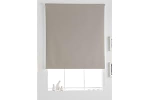 Estoralis DRACARYS | Estor Enrollable Diseño Moderno | Opaco Liso | Modelo DRACARYS | Beige | 130 x 235 cm (Ancho/Alto) Tamaño Tela 127 x 230 cm | Estores para Ventanas y Puertas