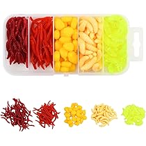 360 Pièces Leurre De Pêche En Plastique, Appâts De Pêche Faux