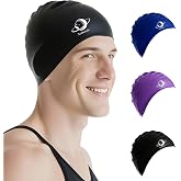 Xcdhemde Gorro de Nataci&oacute;n Unisex, El&aacute;stico, para Adultos